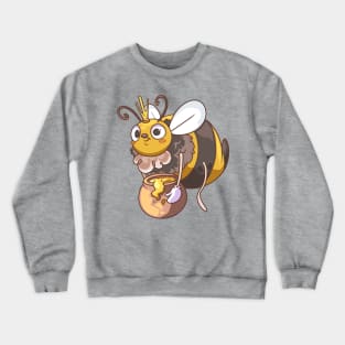 Bee Cartoon Honey Crewneck Sweatshirt